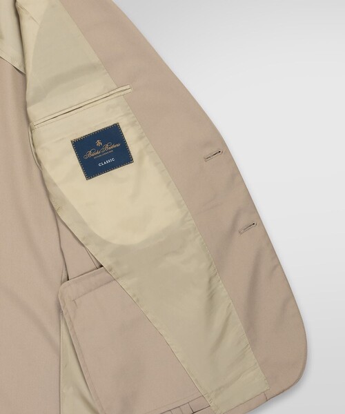BROOKS BROTHERS(ブルックスブラザーズ)の「ポリエステル/コットン ポプリン シングル2釦 アンコンジャケット Classic(テーラードジャケット・メンズ・ネイビー/ベージュ・36SHT/37SHT/38SHT/40SHT/42SHT/44REG/39SHT)」の7枚目の写真