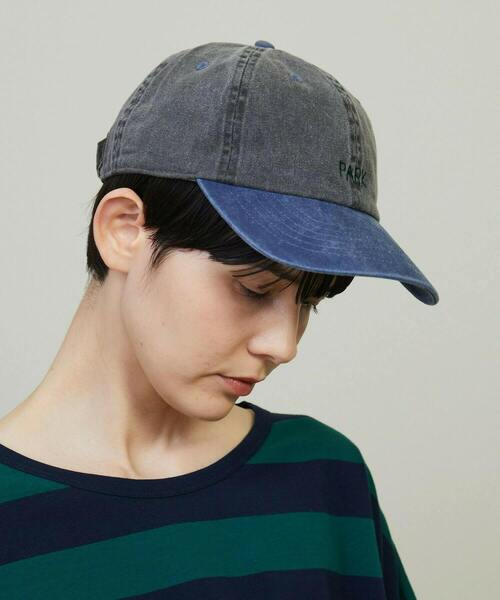 FRAPBOIS（フラボア）の「PARKキャップ（キャップ・レディース・ブラック/ネイビー・FREE）」の9枚目の写真