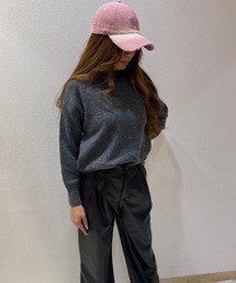 ハイネックニットプルオーバー