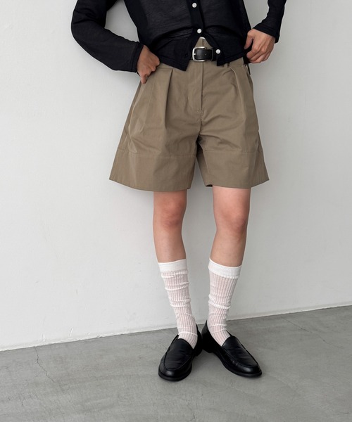 CANAL JEAN(キャナルジーン)の「El mar シアーリブハイソックス(ソックス/靴下・レディース・ホワイト/グレー/ブラック・ONE SIZE)」の2枚目の写真