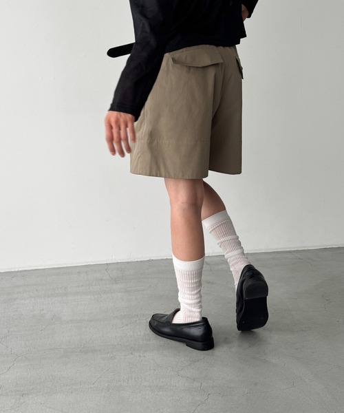 CANAL JEAN(キャナルジーン)の「El mar シアーリブハイソックス(ソックス/靴下・レディース・ホワイト/グレー/ブラック・ONE SIZE)」の5枚目の写真