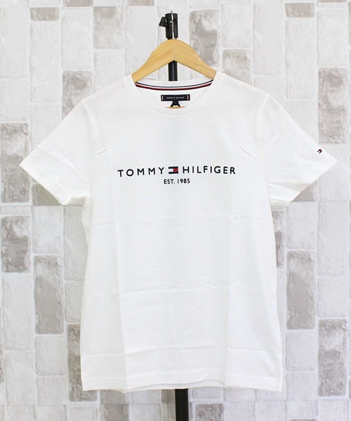 TOMMY HILFIGER(トミーヒルフィガー)の「コア トミーロゴTシャツ Men's Core Tommy Logo Tee(Tシャツ/カットソー・メンズ・ホワイト/ネイビー/ブラック/グレー・L/M/S)」の1枚目の写真