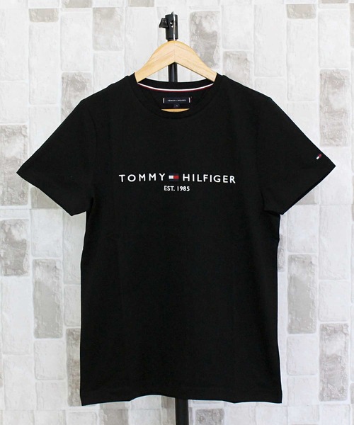 TOMMY HILFIGER(トミーヒルフィガー)の「コア トミーロゴTシャツ Men's Core Tommy Logo Tee(Tシャツ/カットソー・メンズ・ホワイト/ネイビー/ブラック/グレー・L/M/S)」の2枚目の写真