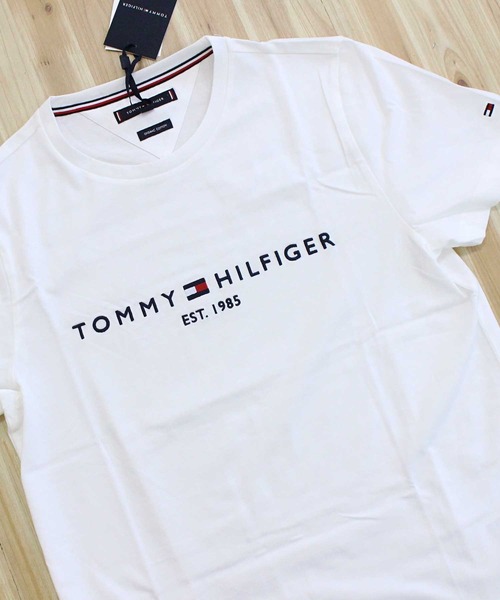 TOMMY HILFIGER(トミーヒルフィガー)の「コア トミーロゴTシャツ Men's Core Tommy Logo Tee(Tシャツ/カットソー・メンズ・ホワイト/ネイビー/ブラック/グレー・L/M/S)」の6枚目の写真