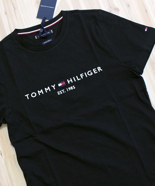 TOMMY HILFIGER(トミーヒルフィガー)の「コア トミーロゴTシャツ Men's Core Tommy Logo Tee(Tシャツ/カットソー・メンズ・ホワイト/ネイビー/ブラック/グレー・L/M/S)」の8枚目の写真
