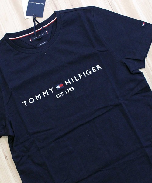 TOMMY HILFIGER(トミーヒルフィガー)の「コア トミーロゴTシャツ Men's Core Tommy Logo Tee(Tシャツ/カットソー・メンズ・ホワイト/ネイビー/ブラック/グレー・L/M/S)」の17枚目の写真