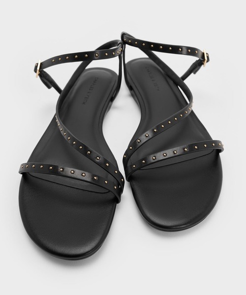 CHARLES & KEITH(チャールズ & キース)の「アンクルストラップ サンダル(サンダル・レディース・ホワイトゴールド/ブラック・26.5cm/25.5cm/25cm/24.5cm/23.5cm/23cm/22.5cm/22cm)」の10枚目の写真