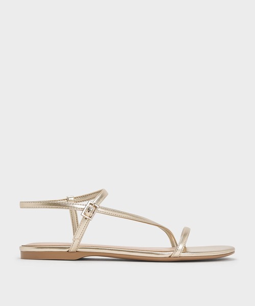 CHARLES & KEITH(チャールズ & キース)の「アンクルストラップ サンダル(サンダル・レディース・ホワイトゴールド/ブラック・26.5cm/25.5cm/25cm/24.5cm/23.5cm/23cm/22.5cm/22cm)」の13枚目の写真