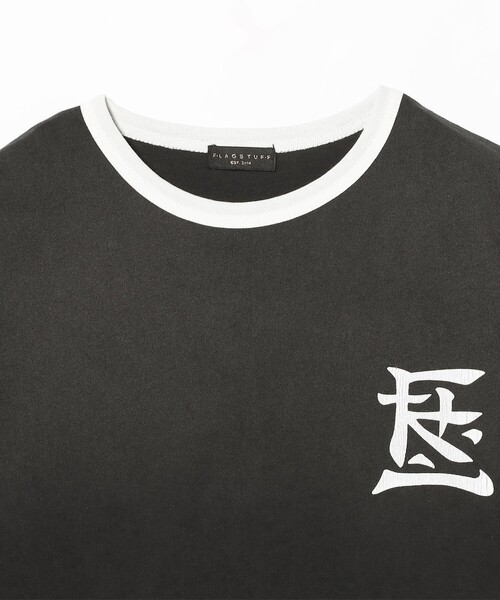 F-LAGSTUF-F / RINGER TEE(KANJI LOGO)（Tシャツ/カットソー
