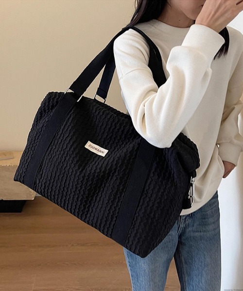 Liaa/ぽこぽこ ボストン キャリーオントラベルバッグ A18576（ボストン