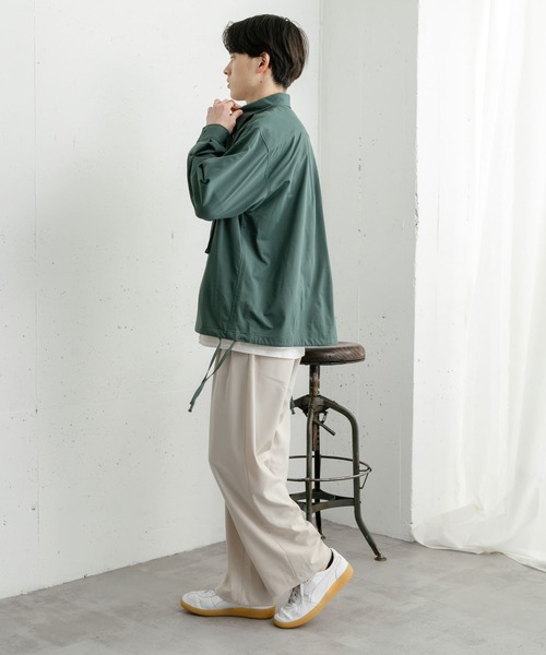 セール】ドットメッシュダブルポケットロングスリーブシャツ（シャツ