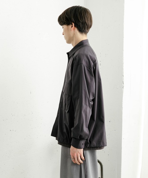 新品タグ付　かぐれ　コットンダブルポケットワイドシャツ　アーバンリサーチドアーズ かぐれ - 新品タグ付◉ かぐれ コットンフリルワイドシャツ DOORS