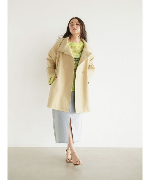 FIKA.(フィーカ)の「Mesh pullover knit(ニット/セーター・レディース・ベージュ/ライム・FREE)」の8枚目の写真