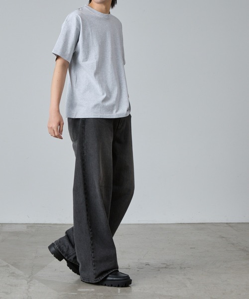 COLONY 2139(コロニートゥーワンスリーナイン)の「サイドプリントTシャツ(Tシャツ/カットソー・レディース・ネイビー/グレー/オフホワイト・FREE)」の6枚目の写真