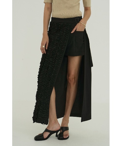 CLANE（クラネ）の「CLANE/クラネ/FRILL WRAP SKIRT（スカート）」 - WEAR