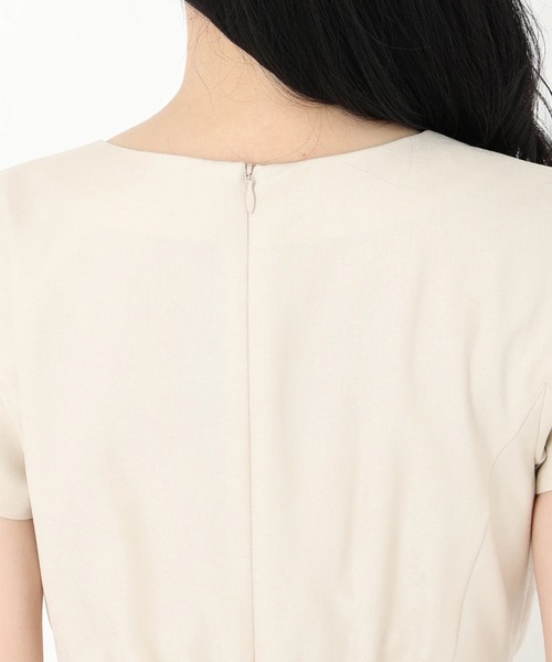 センタープリーツ半袖ワンピース（ワンピース）｜STRAWBERRY-FIELDS