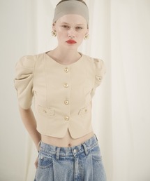 ポンチノーカラージャケット(506277351) | AND COUTURE(AND