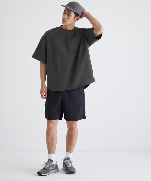 coca(coca)(コカ)の「EASYTECHスムースラウンドTシャツ(Tシャツ/カットソー・メンズ・ホワイト/チャコール・XL/M/L)」の4枚目の写真