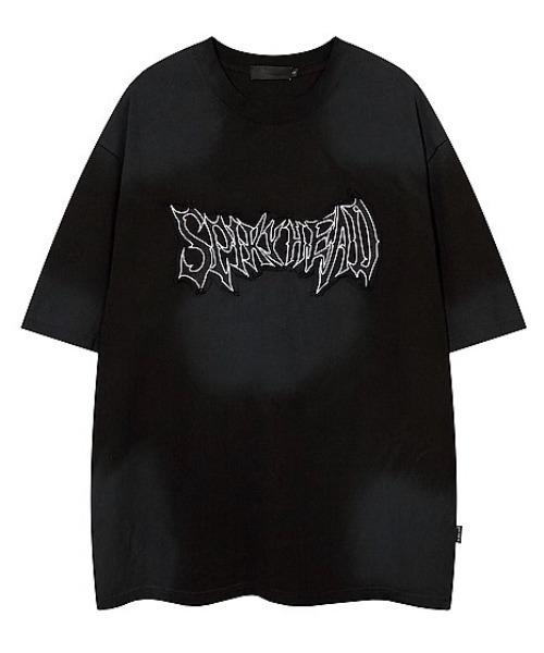 A'GEM/9 × .kom 『ARULE/アルール』 汚し加工BIG半袖Tシャツ（T