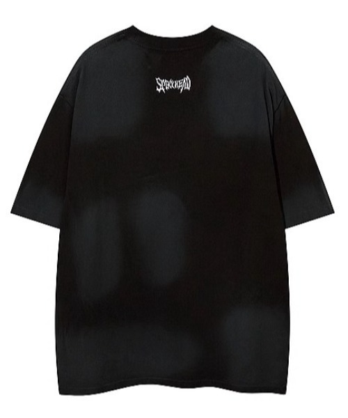 ARULE(アルール)の「A'GEM/9 × .kom 『ARULE/アルール』 汚し加工BIG半袖Tシャツ(Tシャツ/カットソー・メンズ・ブラック/グレー・M)」の12枚目の写真