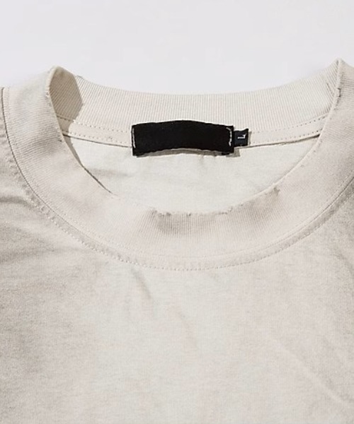 ARULE(アルール)の「A'GEM/9 × .kom 『ARULE/アルール』 汚し加工BIG半袖Tシャツ(Tシャツ/カットソー・メンズ・ブラック/グレー・M)」の15枚目の写真
