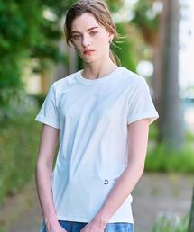 【洗える】シルクブレンドポンチTシャツ