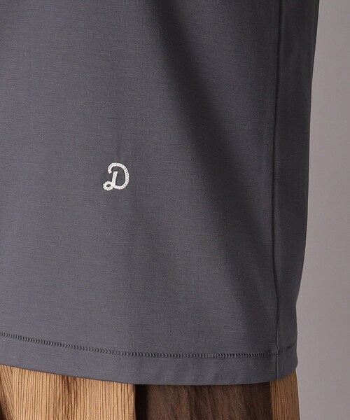 DRESSTERIOR(ドレステリア)の「【洗える】シルクブレンドポンチTシャツ(Tシャツ/カットソー・レディース・ホワイト/チャコールグレー/ブラック・38/36/34)」の20枚目の写真