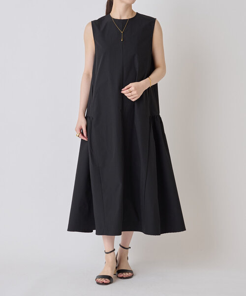 LIVETART（リヴェタート）の「ローギャザーワンピ（ワンピース・レディース・ブラック/ダークブラウン・FREE）」の3枚目の写真