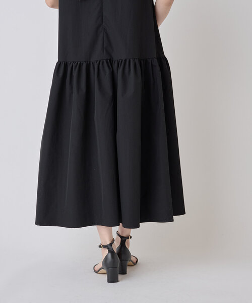 LIVETART（リヴェタート）の「ローギャザーワンピ（ワンピース・レディース・ブラック/ダークブラウン・FREE）」の9枚目の写真