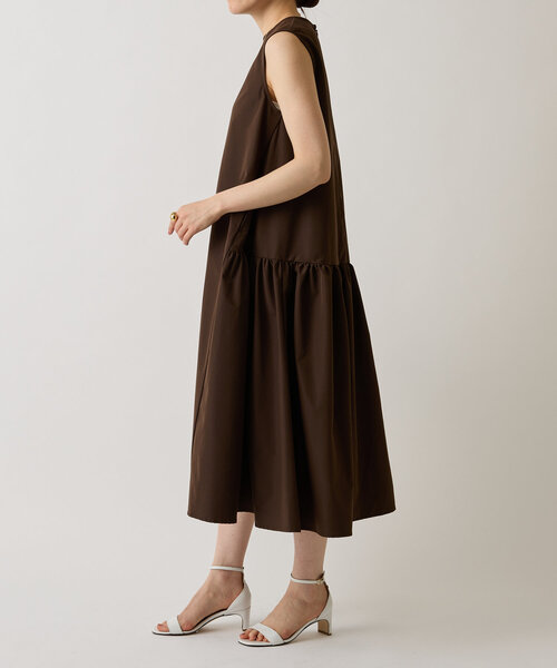 LIVETART（リヴェタート）の「ローギャザーワンピ（ワンピース・レディース・ブラック/ダークブラウン・FREE）」の12枚目の写真