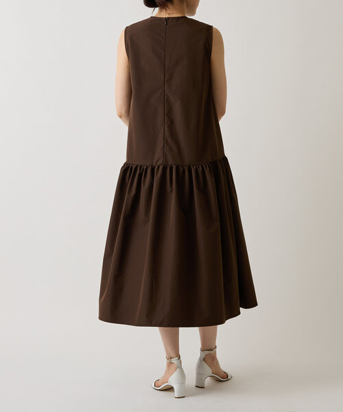 LIVETART（リヴェタート）の「ローギャザーワンピ（ワンピース・レディース・ブラック/ダークブラウン・FREE）」の13枚目の写真