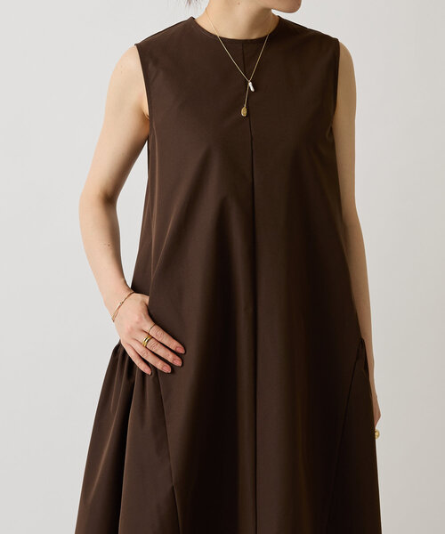 LIVETART（リヴェタート）の「ローギャザーワンピ（ワンピース・レディース・ブラック/ダークブラウン・FREE）」の18枚目の写真