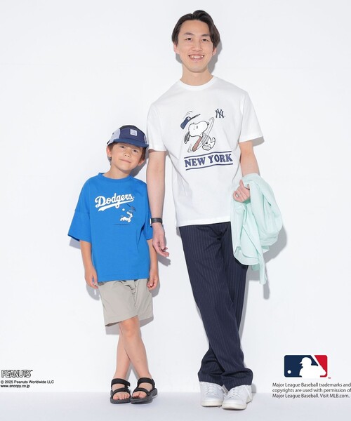 SHIPS（シップス）の「SHIPS: PEANUTS×MLB プリント Tシャツ（Tシャツ/カットソー・メンズ・ネイビー/ブラウン/オフホワイト/ライトグレー/ホワイト・SMALL/X-LARGE/LARGE/MEDIUM）」の9枚目の写真