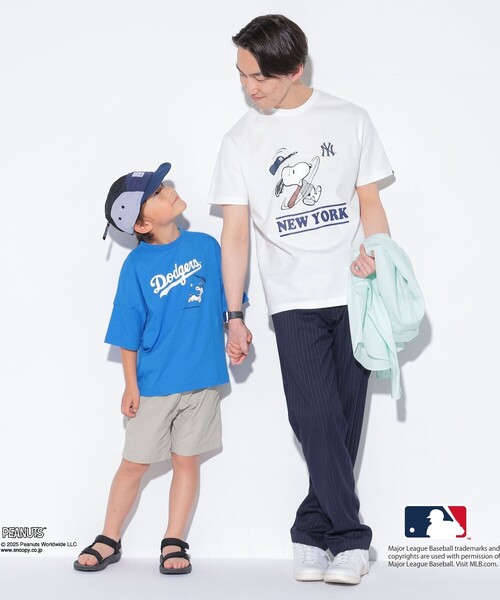 SHIPS（シップス）の「SHIPS: PEANUTS×MLB プリント Tシャツ（Tシャツ/カットソー・メンズ・ネイビー/ブラウン/オフホワイト/ライトグレー/ホワイト・SMALL/X-LARGE/LARGE/MEDIUM）」の10枚目の写真