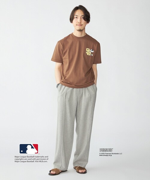 SHIPS（シップス）の「SHIPS: PEANUTS×MLB プリント Tシャツ（Tシャツ/カットソー・メンズ・ネイビー/ブラウン/オフホワイト/ライトグレー/ホワイト・SMALL/X-LARGE/LARGE/MEDIUM）」の11枚目の写真