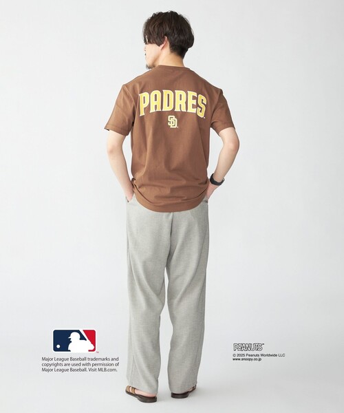 SHIPS（シップス）の「SHIPS: PEANUTS×MLB プリント Tシャツ（Tシャツ/カットソー・メンズ・ネイビー/ブラウン/オフホワイト/ライトグレー/ホワイト・SMALL/X-LARGE/LARGE/MEDIUM）」の12枚目の写真