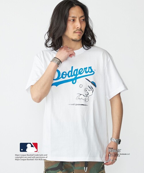 SHIPS（シップス）の「SHIPS: PEANUTS×MLB プリント Tシャツ（Tシャツ/カットソー・メンズ・ネイビー/ブラウン/オフホワイト/ライトグレー/ホワイト・SMALL/X-LARGE/LARGE/MEDIUM）」の19枚目の写真