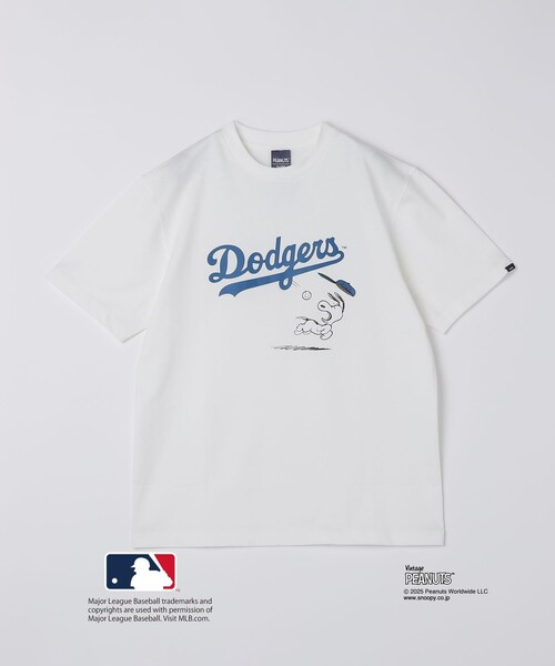SHIPS: PEANUTS×MLB プリント Tシャツ（Tシャツ/カットソー）｜SHIPS