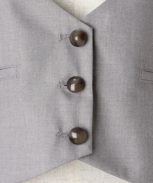 F i.n.t（フィント）の「ディープネックベストセットアップ/ fint　フィント（セットアップ・レディース・モーブ系/グレー・FREE）」の11枚目の写真