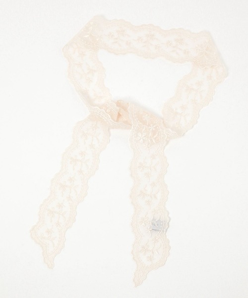 PAGEBOY（ページボーイ）の「レースボウタイ（バンダナ/スカーフ・レディース・ブラック/ホワイト系その他4・FREE）」の8枚目の写真