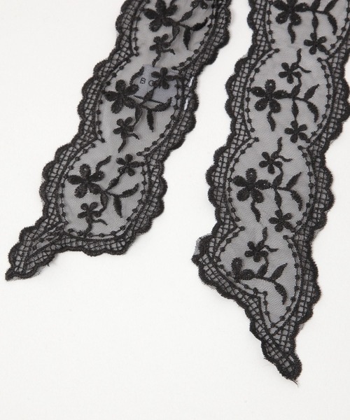 PAGEBOY（ページボーイ）の「レースボウタイ（バンダナ/スカーフ・レディース・ブラック/ホワイト系その他4・FREE）」の5枚目の写真