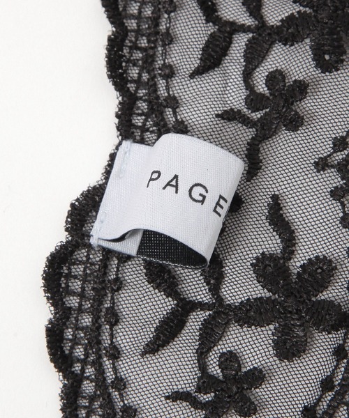 PAGEBOY（ページボーイ）の「レースボウタイ（バンダナ/スカーフ・レディース・ブラック/ホワイト系その他4・FREE）」の6枚目の写真