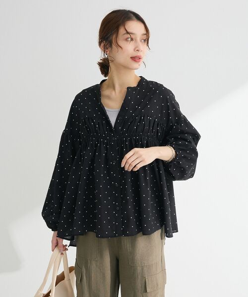 Green　Parks（グリーンパークス）の「前後2Way ラメリブタンクトップ（タンクトップ・レディース・ブルー/ホワイト/ライトグレー・FREE）」の6枚目の写真