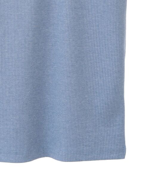 Green　Parks（グリーンパークス）の「前後2Way ラメリブタンクトップ（タンクトップ・レディース・ブルー/ホワイト/ライトグレー・FREE）」の19枚目の写真