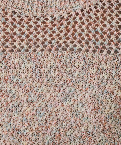 OPAQUE.CLIP（オペークドットクリップ）の「MIXヤーンカラーニット【洗濯機洗い可／抗ピル】（ニット/セーター・レディース・ベージュ系3/ネイビー系3・38/40/42）」の6枚目の写真