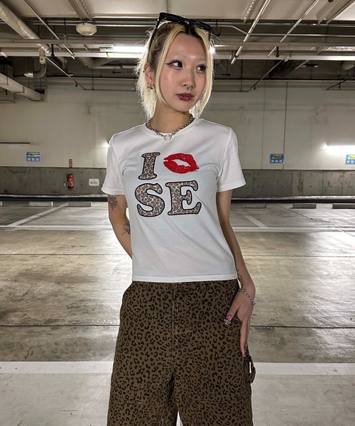 レオパードアイラブT（Tシャツ/カットソー）｜sedacle girl