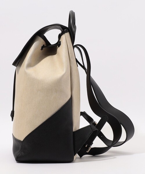 TOMORROWLAND キャンバスレザーコンビ バックパック（バックパック