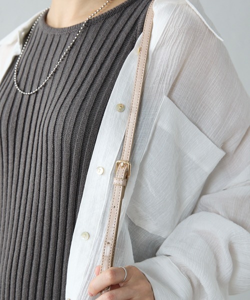 希少✨極美品✨Cosette？パールパーティーバッグ　シルバー　スワロフスキー レディースネックレス パールネックレス 小豆チェーン シルバー