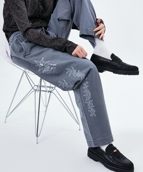 ワークオブアートケンダイ　パンツ Work of Art Kendai / DUCK WORK PANTS AGED WASH ワークオブ