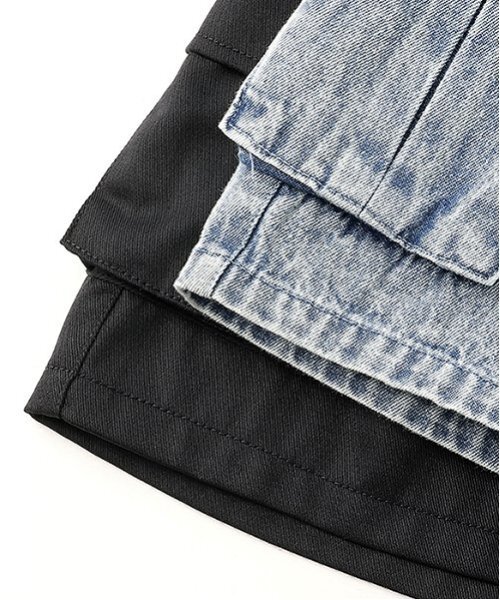 X-girl Stages(エックスガールステージス)の「カーゴショートパンツ(その他パンツ・キッズ・ブルー/ブラック/カラフル・130cm/110cm/140cm/120cm/100cm)」の19枚目の写真